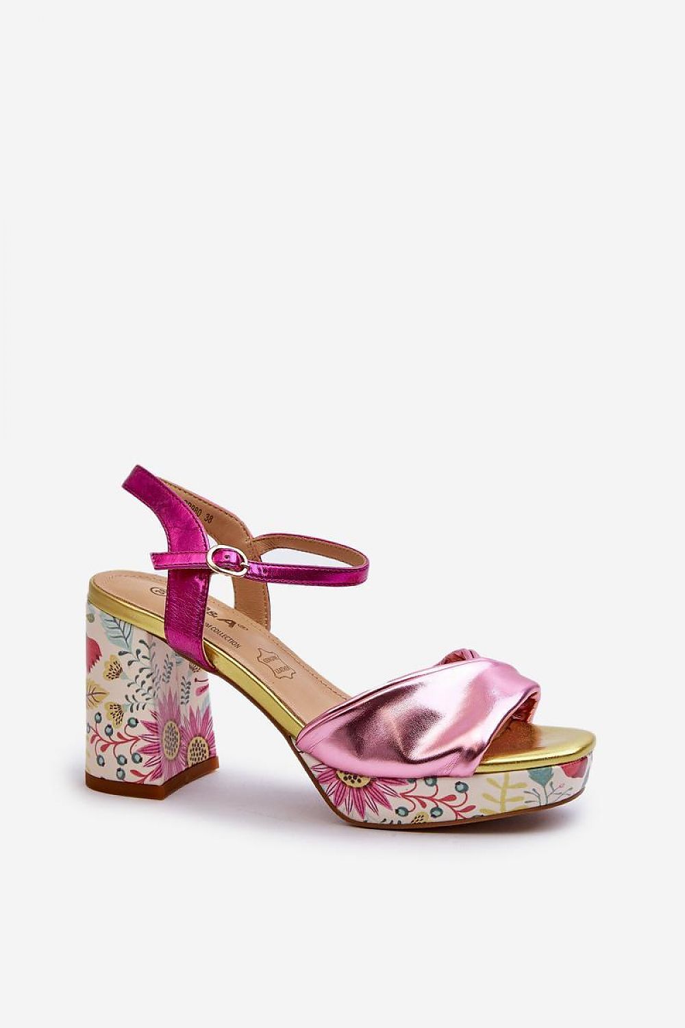  Sandale cu toc model 196971 Step in style 