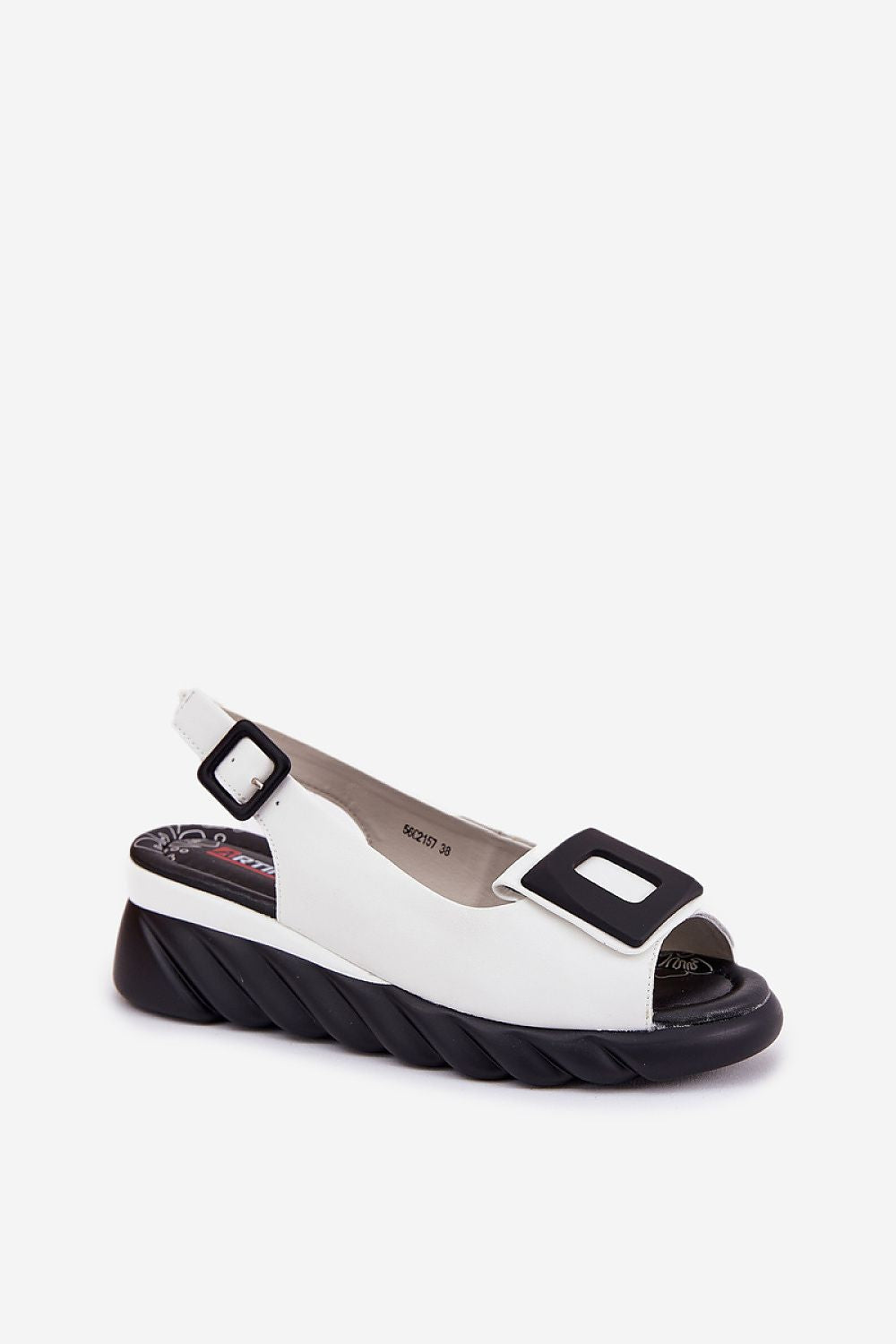  Sandale cu talpă tip pană model 212131 Step in style 