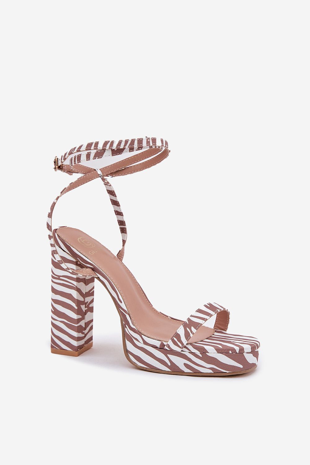  Sandale cu toc model 212818 Step in style 