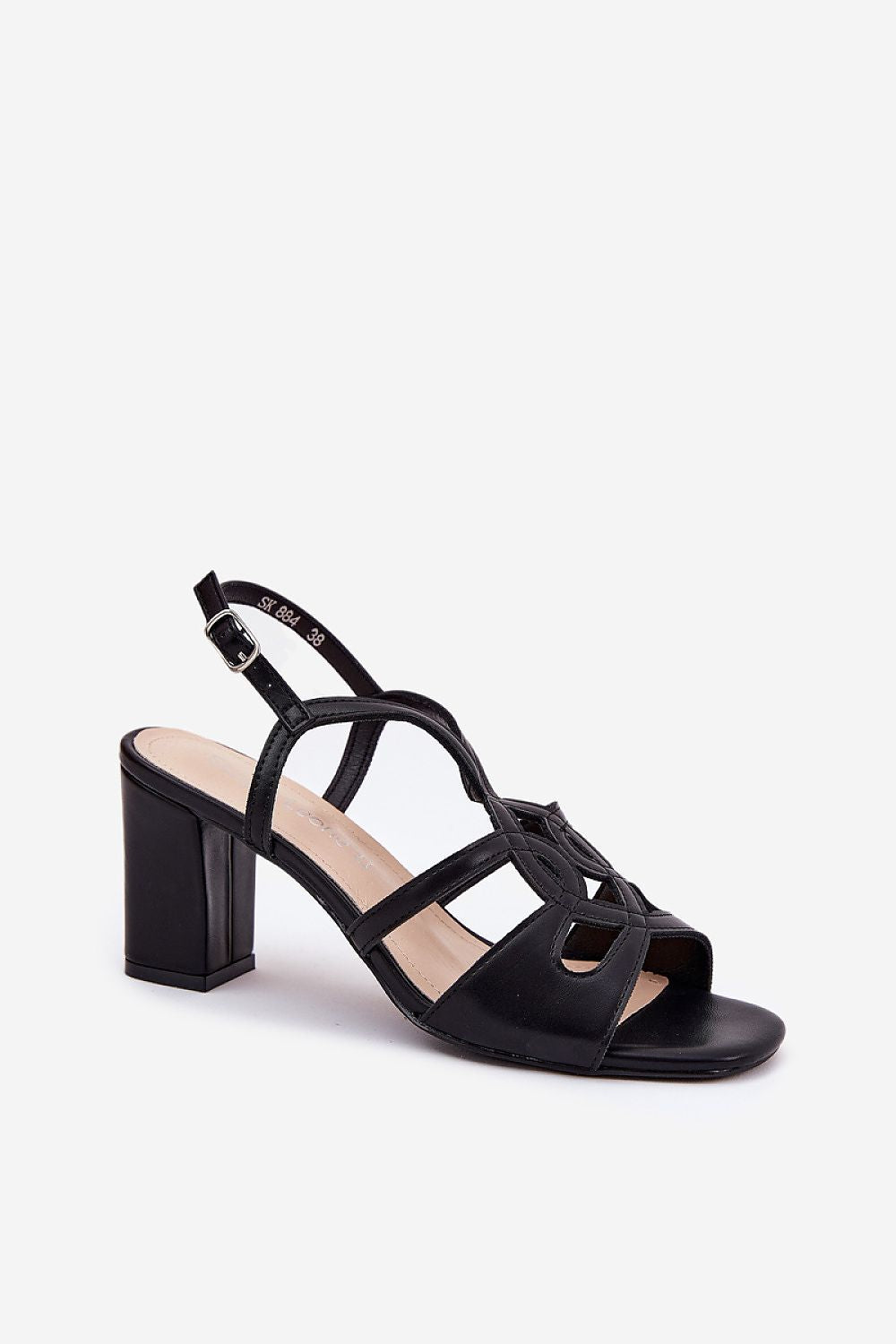  Sandale cu toc model 212836 Step in style 