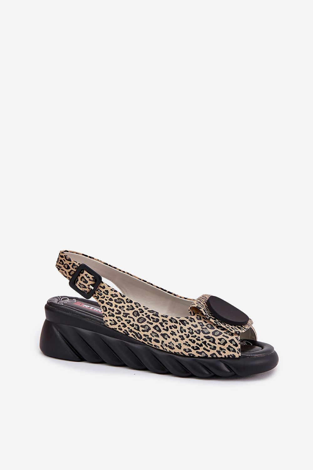  Sandale cu talpă tip pană model 212902 Step in style 
