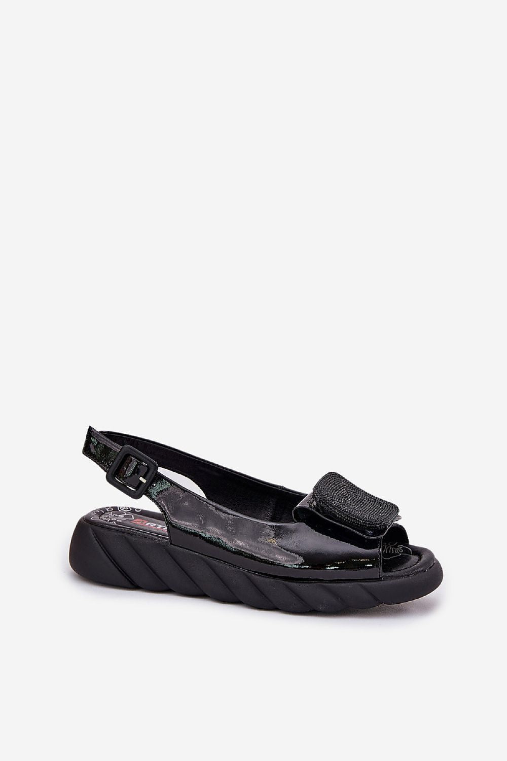  Sandale cu talpă tip pană model 213002 Step in style 