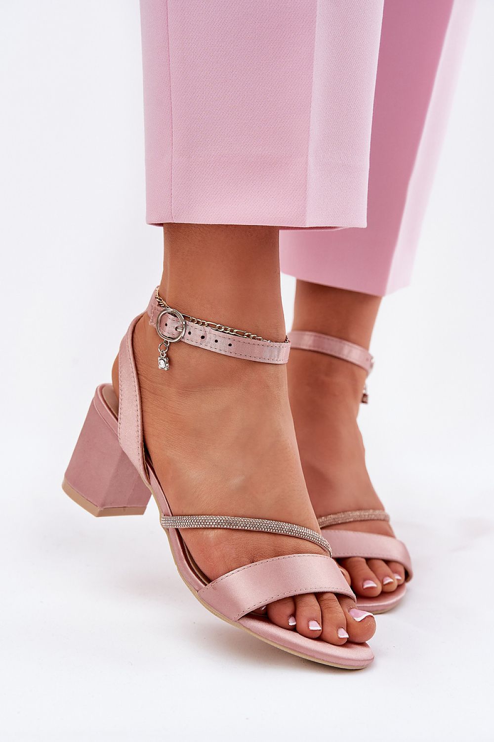  Sandale cu toc model 213010 Step in style 