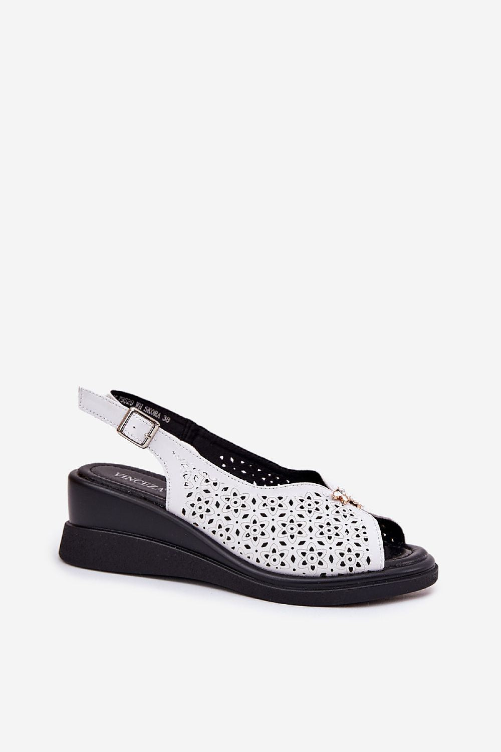  Sandale cu talpă tip pană model 213013 Step in style 
