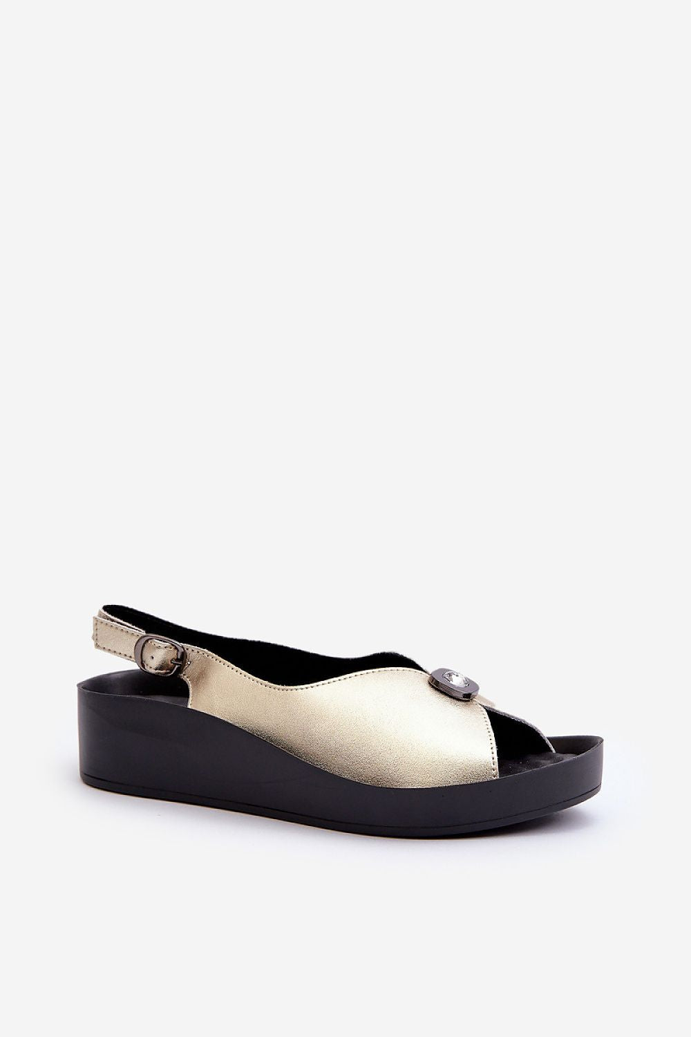  Sandale cu talpă tip pană model 213023 Step in style 