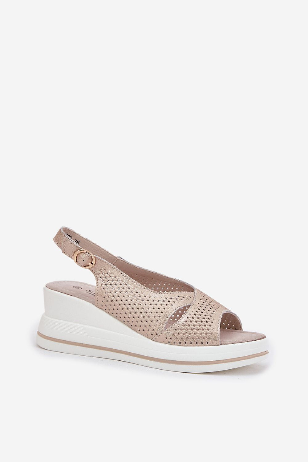  Sandale cu talpă tip pană model 213456 Step in style 