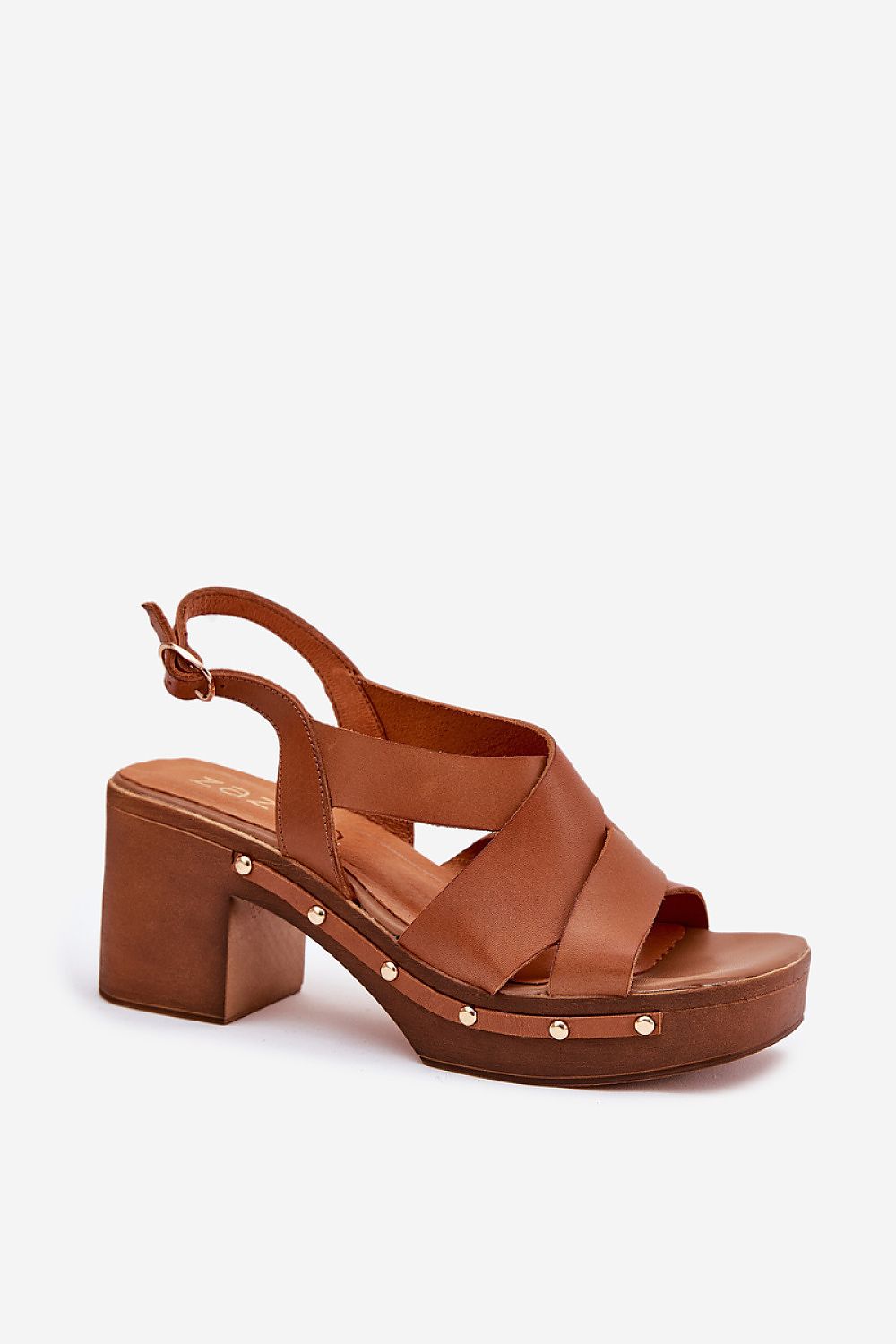  Sandale cu toc model 214390 Step in style 
