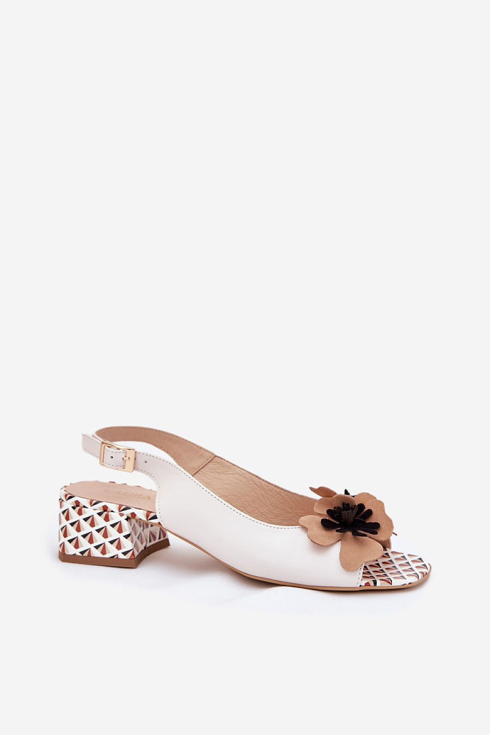  Sandale cu toc model 214682 Step in style 