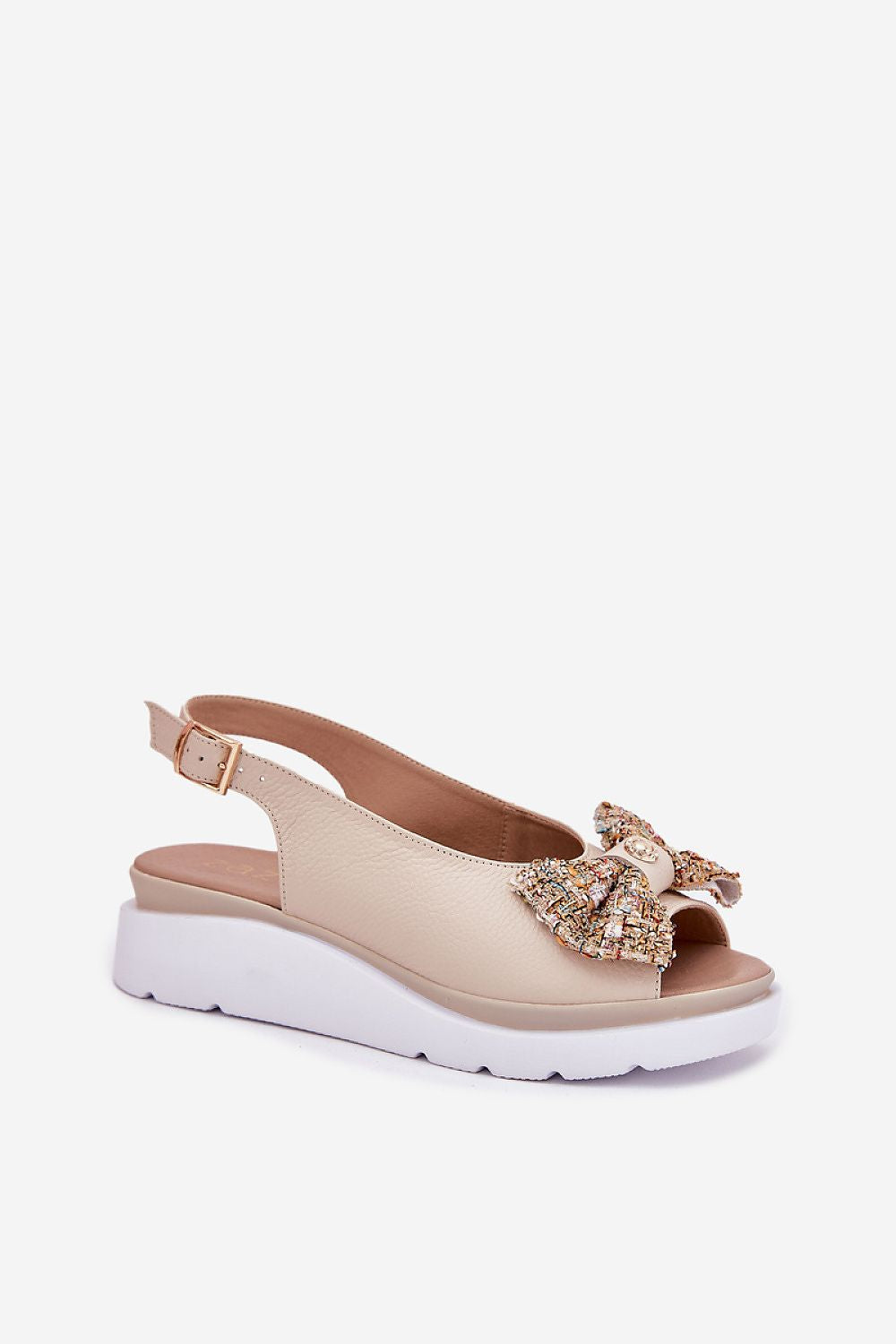  Sandale cu talpă tip pană model 214996 Step in style 