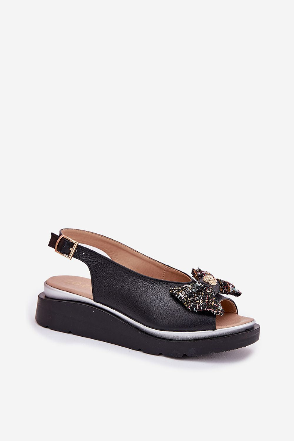  Sandale cu talpă tip pană model 214997 Step in style 