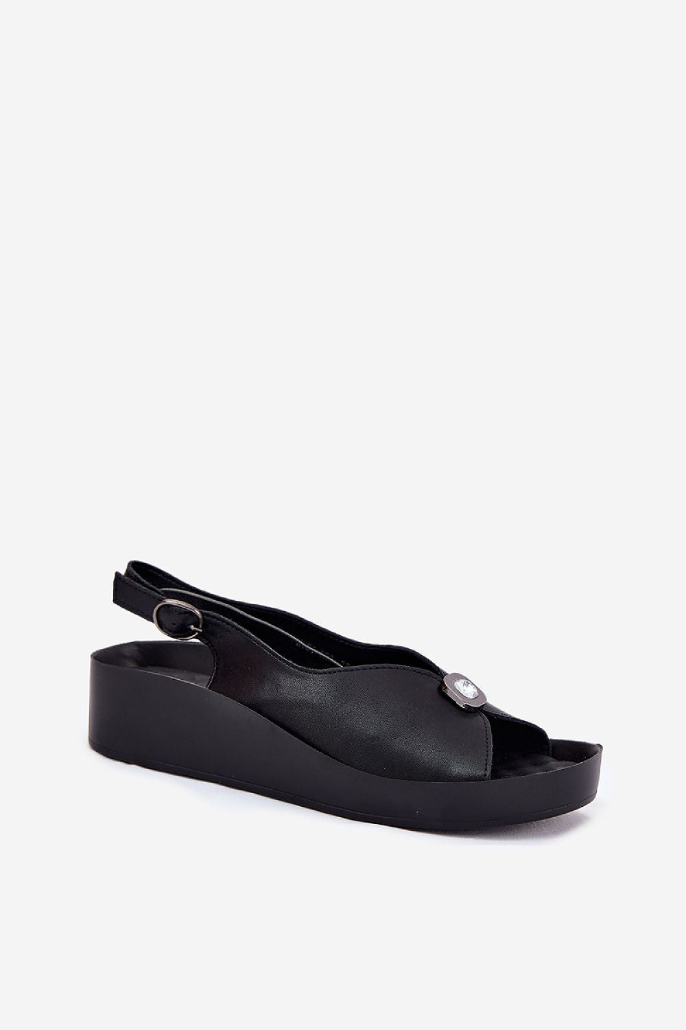  Sandale cu talpă tip pană model 215150 Step in style 