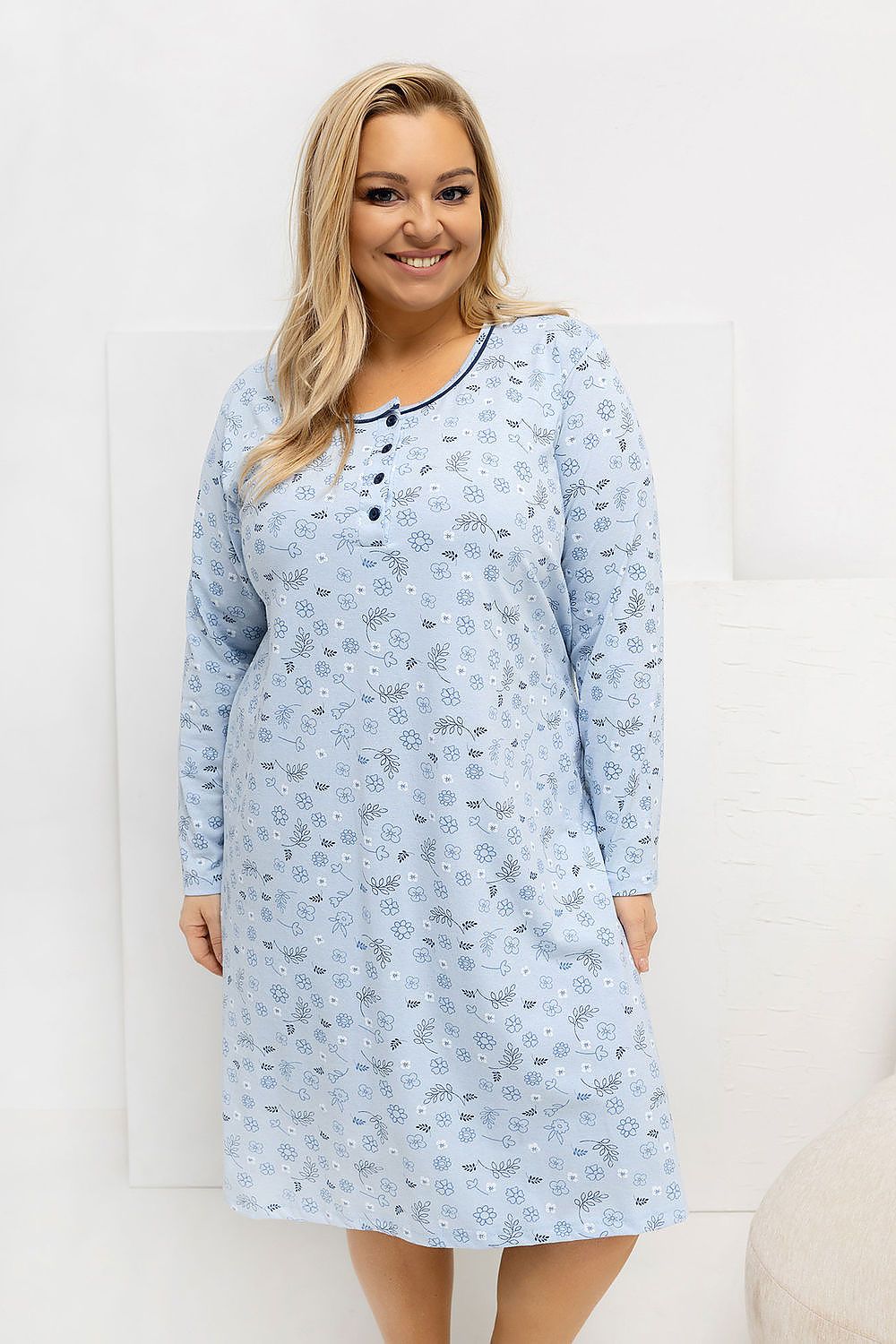  Cămașă de noapte Plus Size model 223308 Forever Pink 
