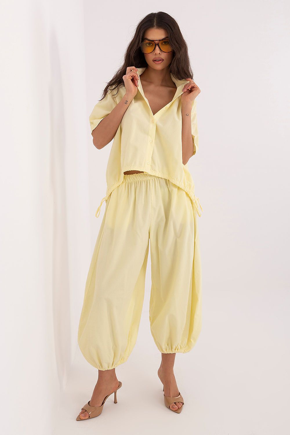  Cămaşă cu mânecă scurtă model 226015 Italy Moda 