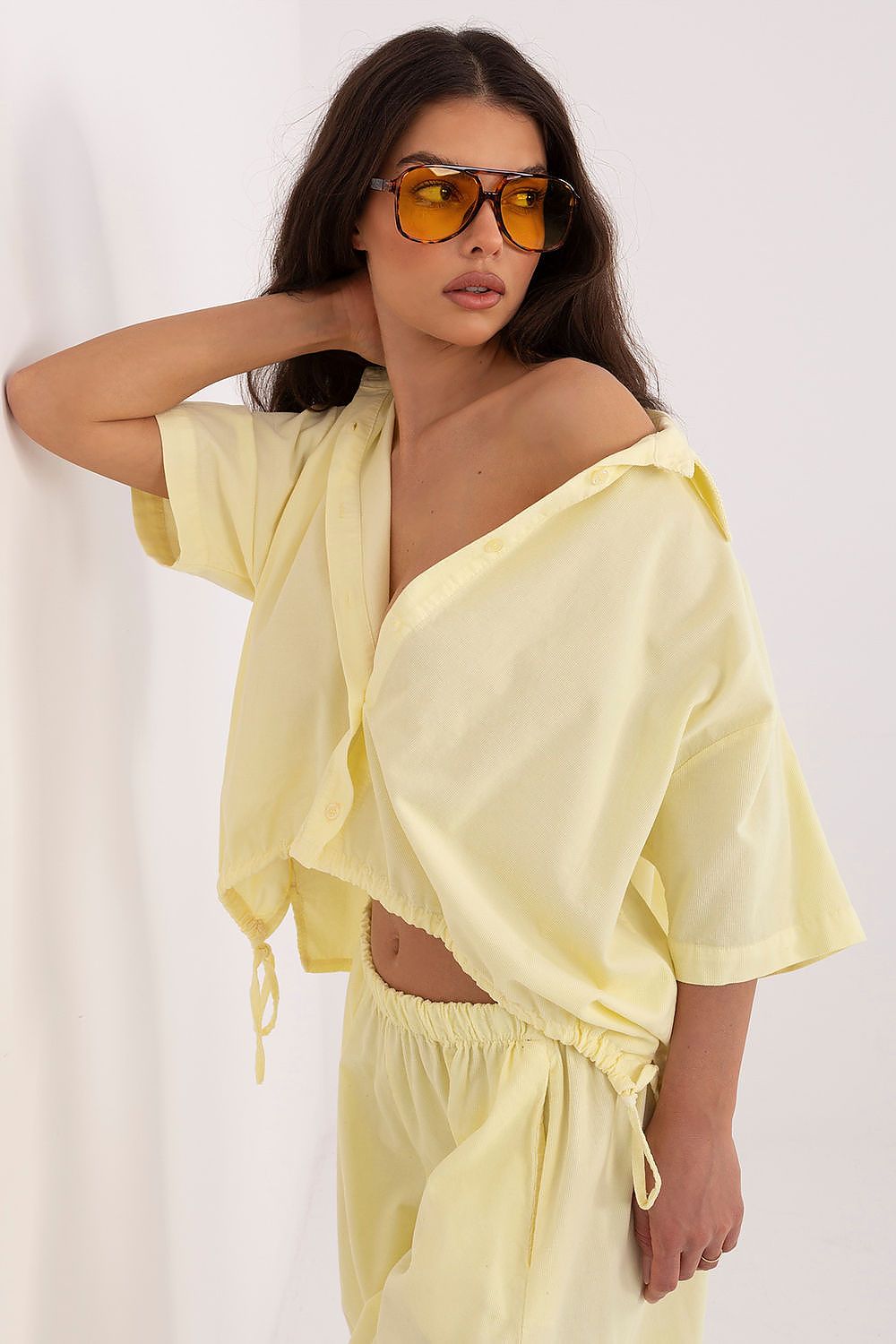  Cămaşă cu mânecă scurtă model 226015 Italy Moda 