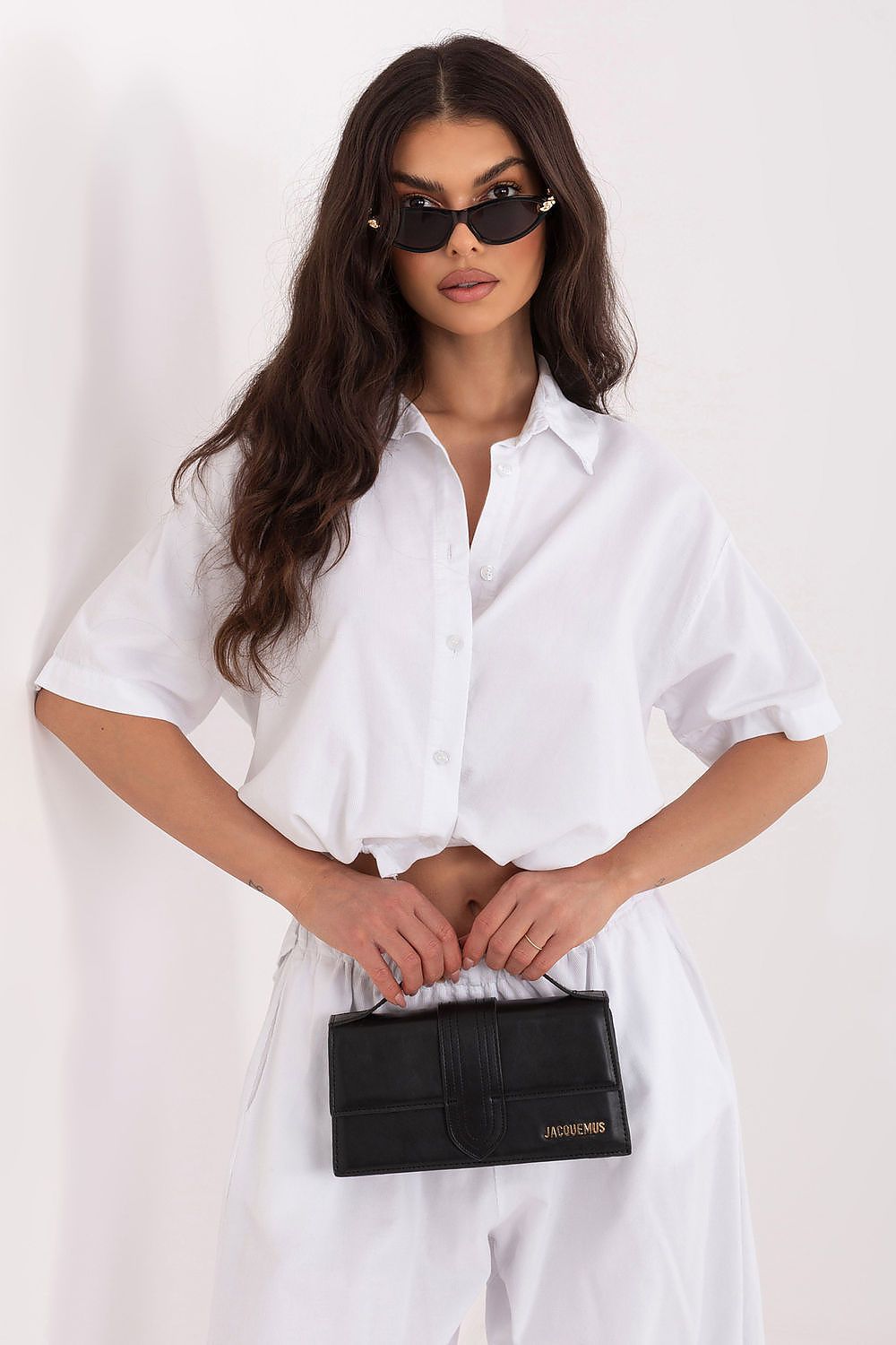  Cămaşă cu mânecă scurtă model 226021 Italy Moda 