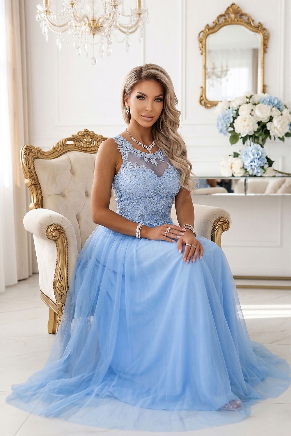  Rochie lungă model 227063 Numoco 
