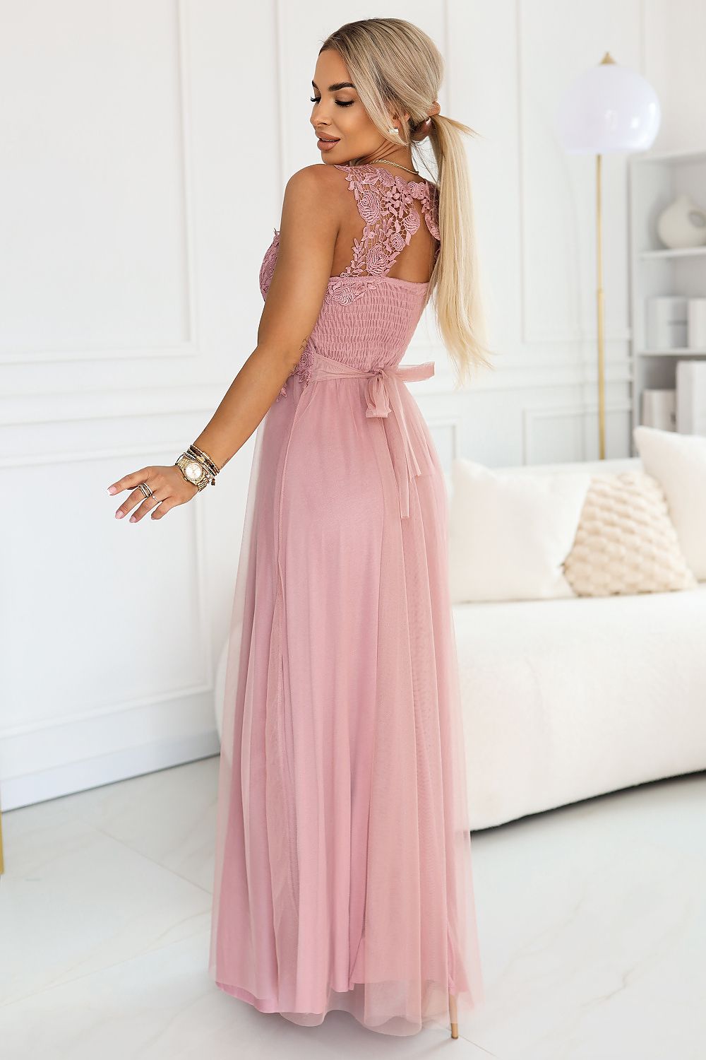  Rochie lungă model 227104 Numoco 