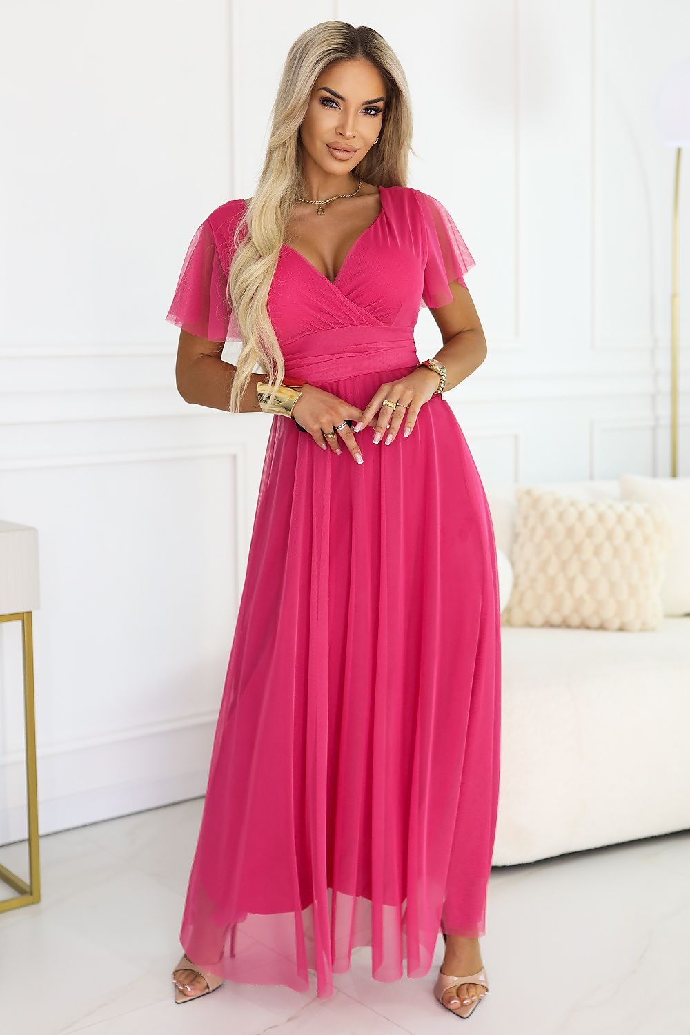  Rochie lungă model 227121 Numoco 