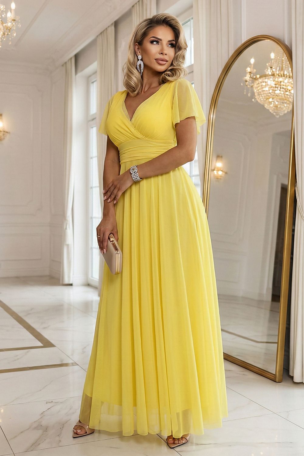  Rochie lungă model 227122 Numoco 