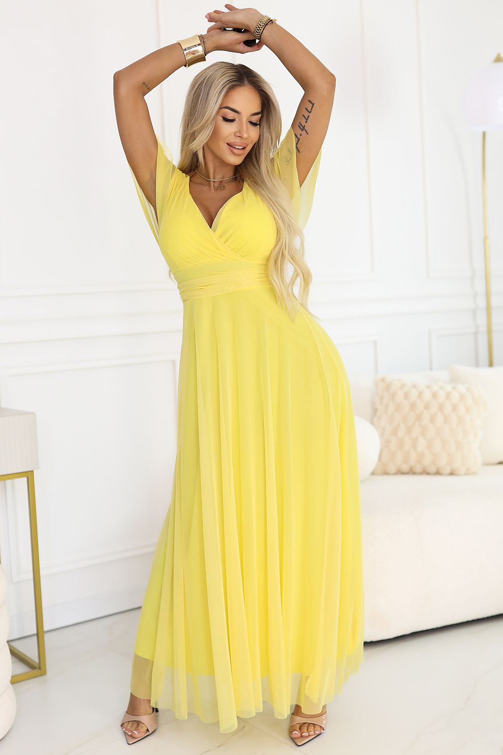  Rochie lungă model 227122 Numoco 