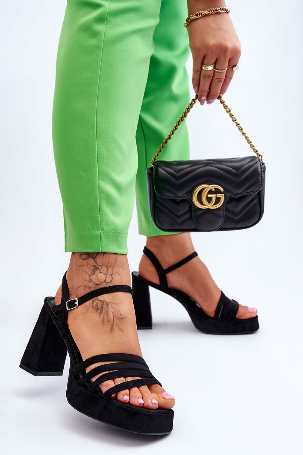  Sandale cu toc model 179122 Step in style 