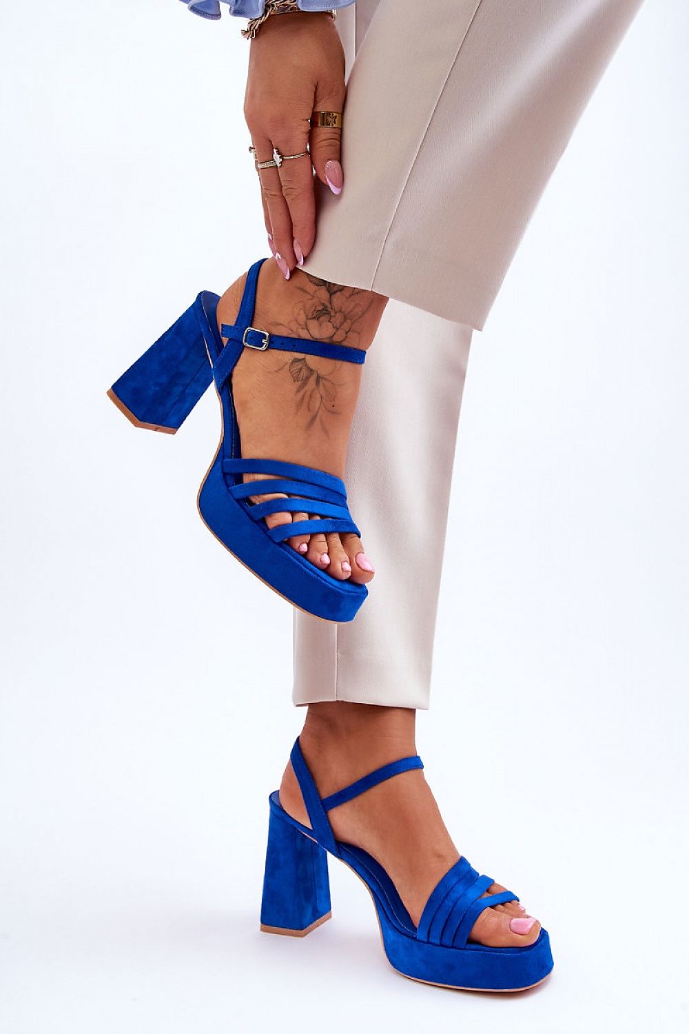  Sandale cu toc model 179123 Step in style 