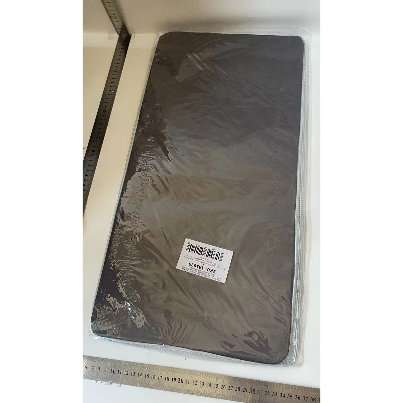Cutie de Depozitare pentru Pantofi, 60x30x21 cm, din Plasa PVC Impermeabila si Cadru de Otel, Pliabila, Fermoar Bidirectional, Transparenta