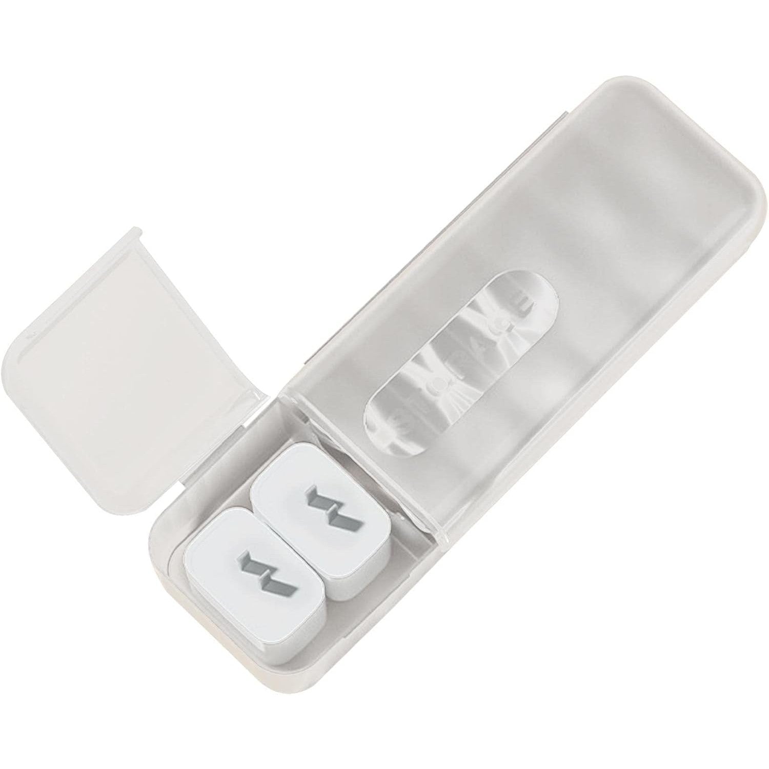 Cutie Organizatoare pentru Cabluri, din Plastic, 28 x 9 x 6 cm, Alb