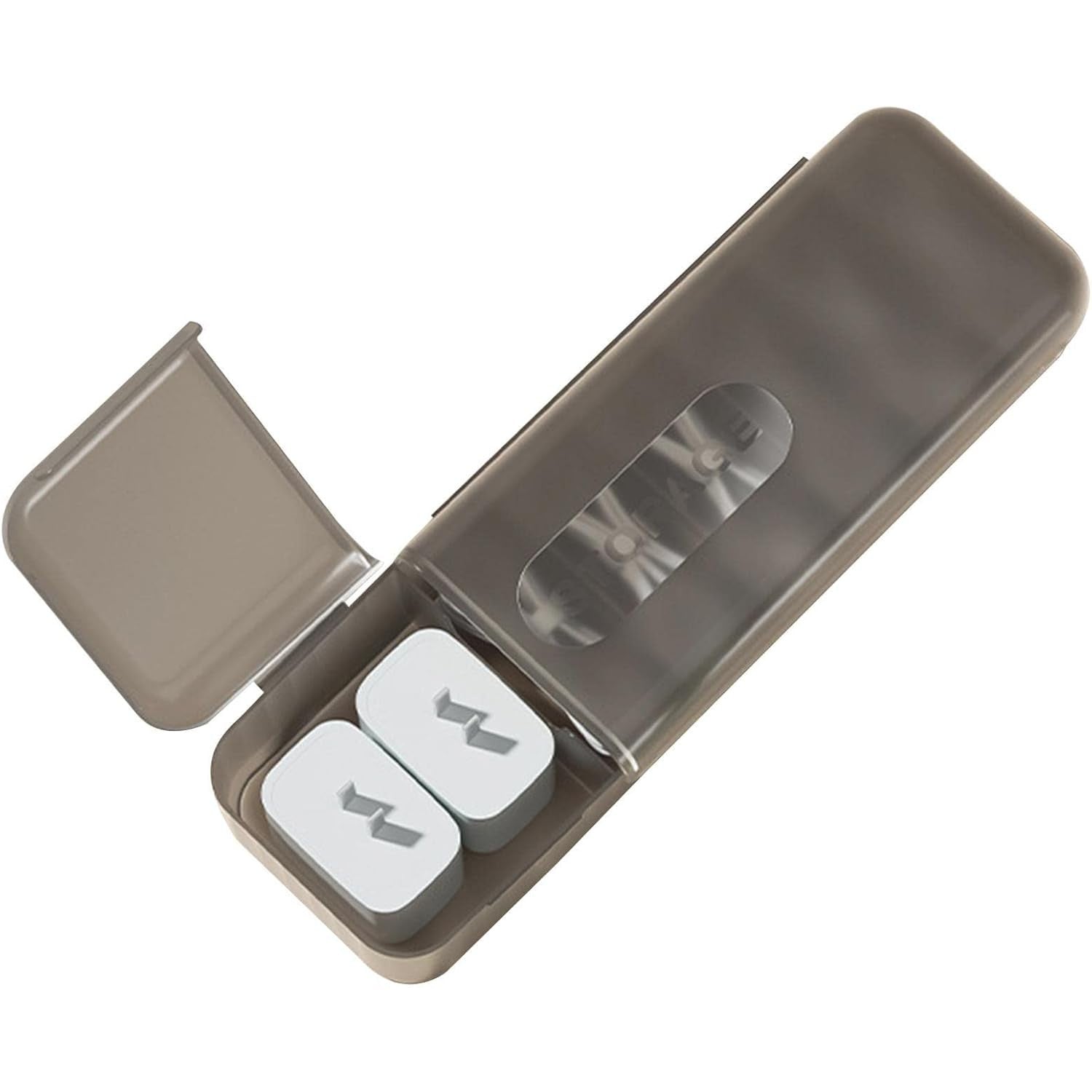 Cutie Organizatoare pentru Cabluri, din Plastic, 28 x 9 x 6 cm, Gri