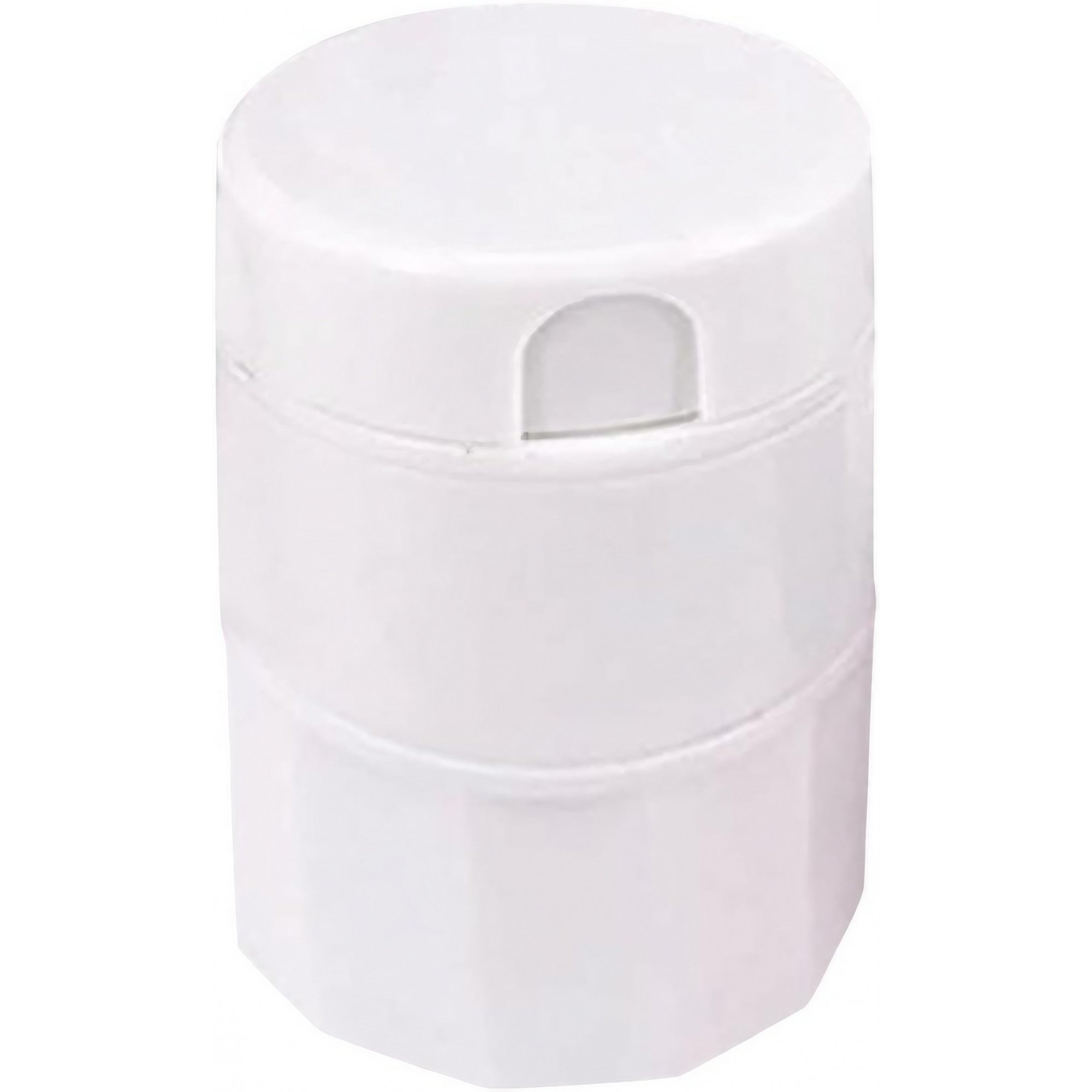 Cutie Pastile Multifunctionala, 4 in 1, Pahar Apa, Taiere, Sfaramare, Depozitare, Compact, ABS cu Lama din Inox, Alb, 8.7x6.2x4.1 cm