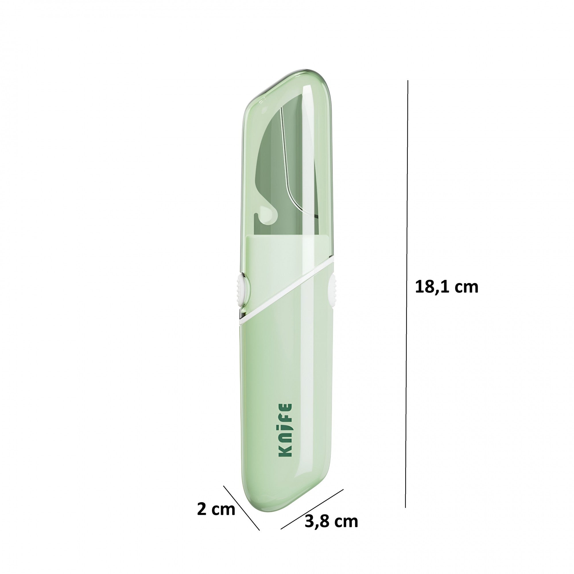 Cutit de Fructe Multifunctional, Razatoare, Curatator Fructe-Legume, Deschizator de Sticle, 18.1x3.8x2cm, Verde