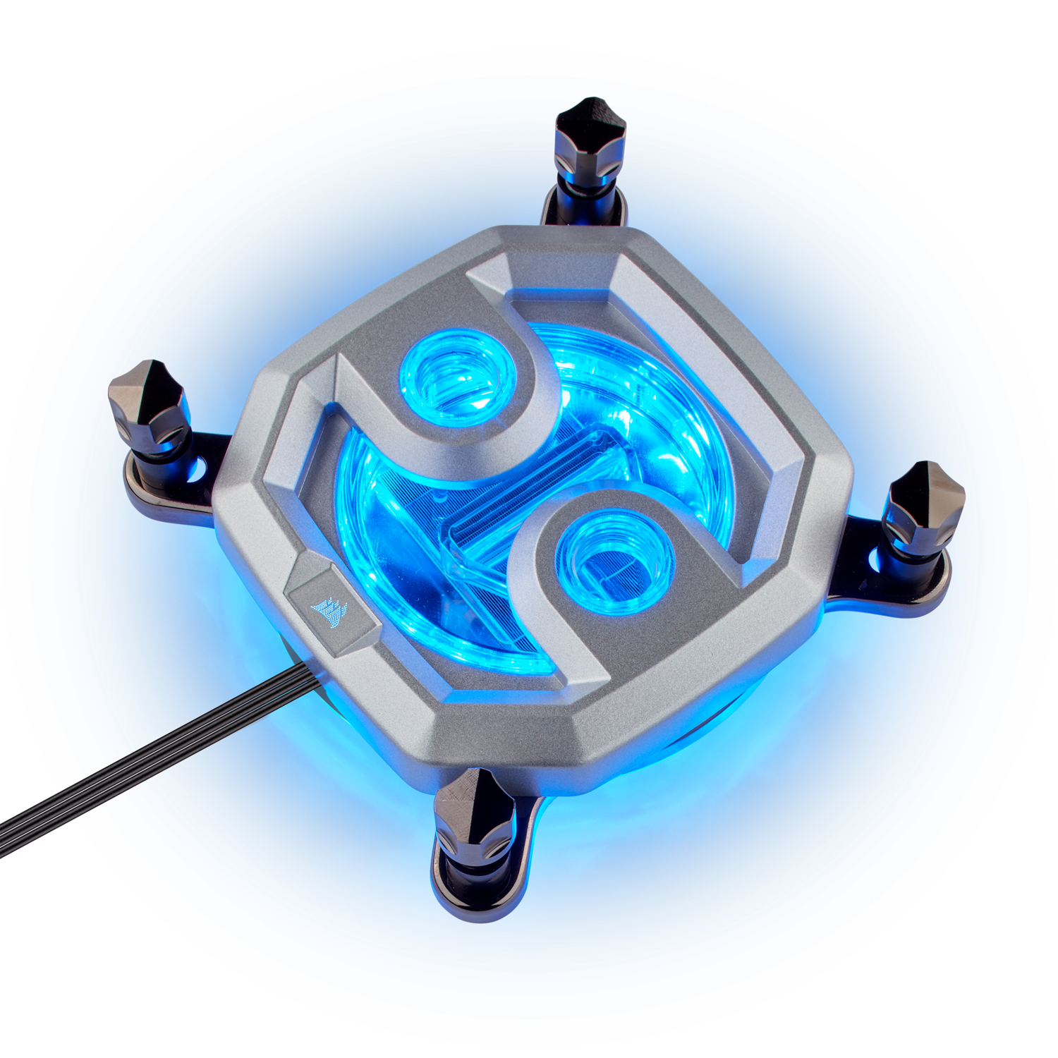 WATER block CORSAIR, filet pt. CPU, skt Intel LGA 2011/2066 AMD sTR4/sTRX4, pt filet G 1/4", luminat RGB, silver, "CX-9010001-WW"