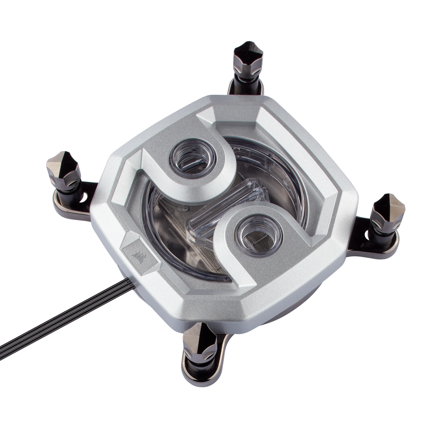 WATER block CORSAIR, filet pt. CPU, skt Intel LGA 2011/2066 AMD sTR4/sTRX4, pt filet G 1/4", luminat RGB, silver, "CX-9010001-WW"