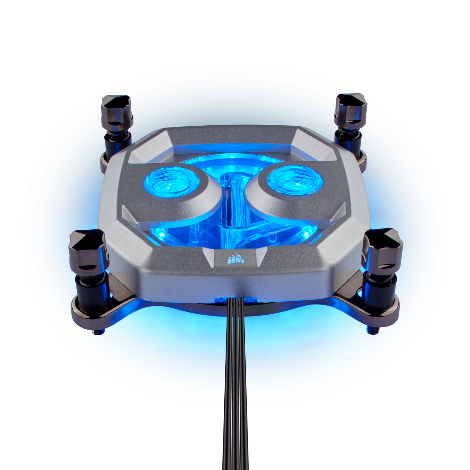 WATER block CORSAIR, filet pt. CPU, skt Intel LGA 2011/2066 AMD sTR4/sTRX4, pt filet G 1/4", luminat RGB, silver, "CX-9010001-WW"