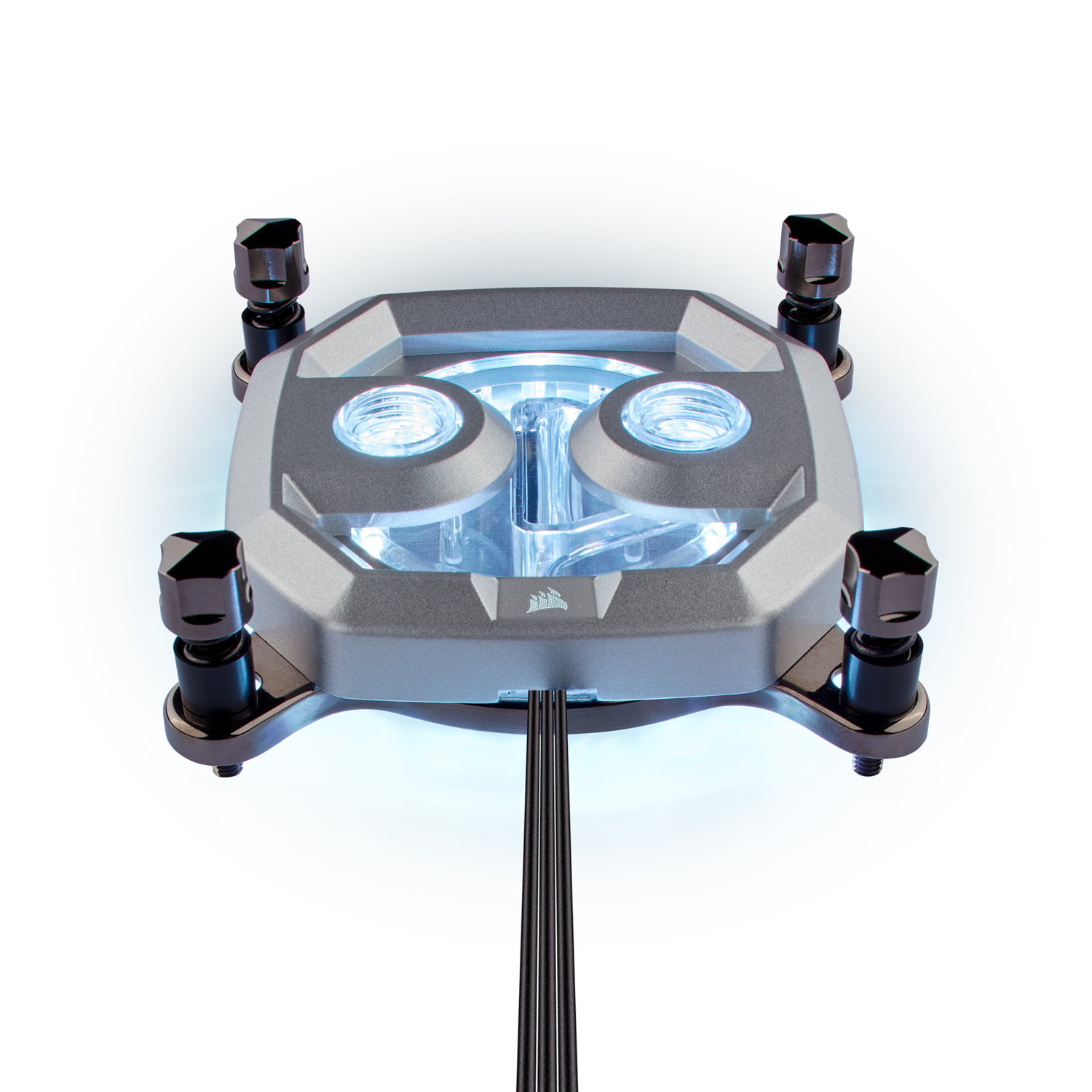 WATER block CORSAIR, filet pt. CPU, skt Intel LGA 2011/2066 AMD sTR4/sTRX4, pt filet G 1/4", luminat RGB, silver, "CX-9010001-WW"