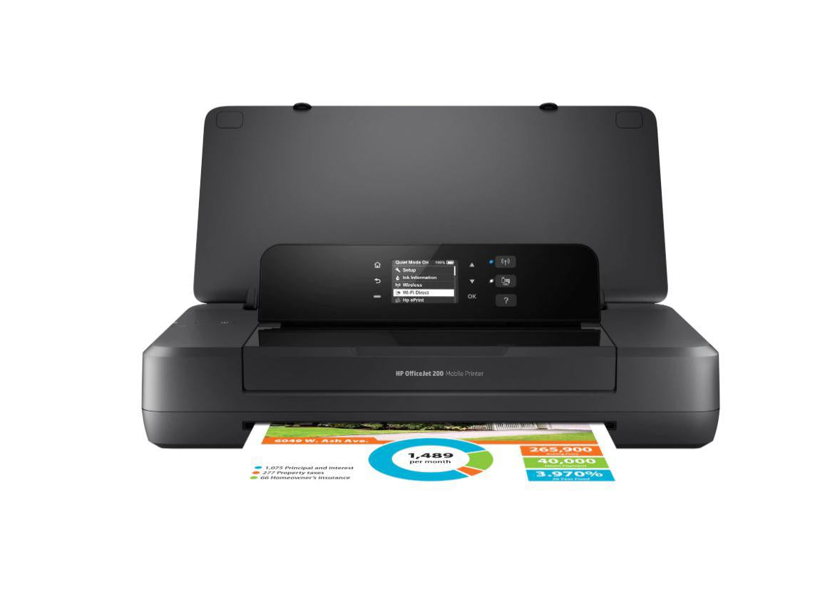 Imprimanta inkjet Color HP OfficeJet 200, A4, Functii: Impr., Viteza de Printare Monocrom: 10ppm, Viteza de printare color: 7ppm, Conectivitate:USB|WiFi, Duplex:Da, ADF:Nu "CZ993A"