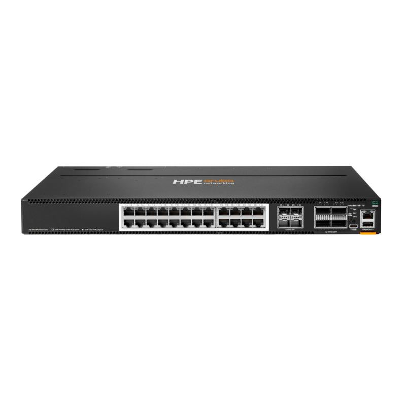 HPE Anw 8100-24XT4XF4C FB3F2AC Bdl (HPE Aruba Networking Cx 8100 24x10G Base-T 4x10G Sfp+ 4x40/100G QSFP28 Fb 3Fan...)