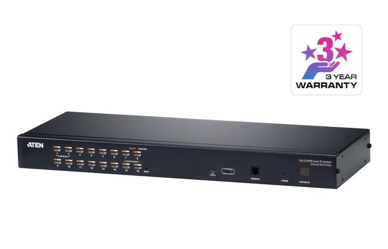 ATEN 1L/Remote 16-Port Cat 5 KVM Over IP SW
