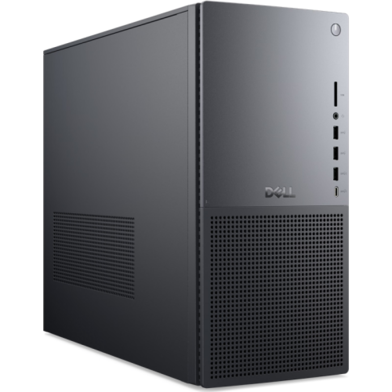 Desktop Consumer Dell Tower Plus EBT2250 cu procesor Intel Core Ultra 7 265 pana la 5.3 GHz, 16GB DDR5, 1TB SSD, NVIDIA GeForce RTX 4060 8GB, Windows 11 Home, Black, 3 ani garantie