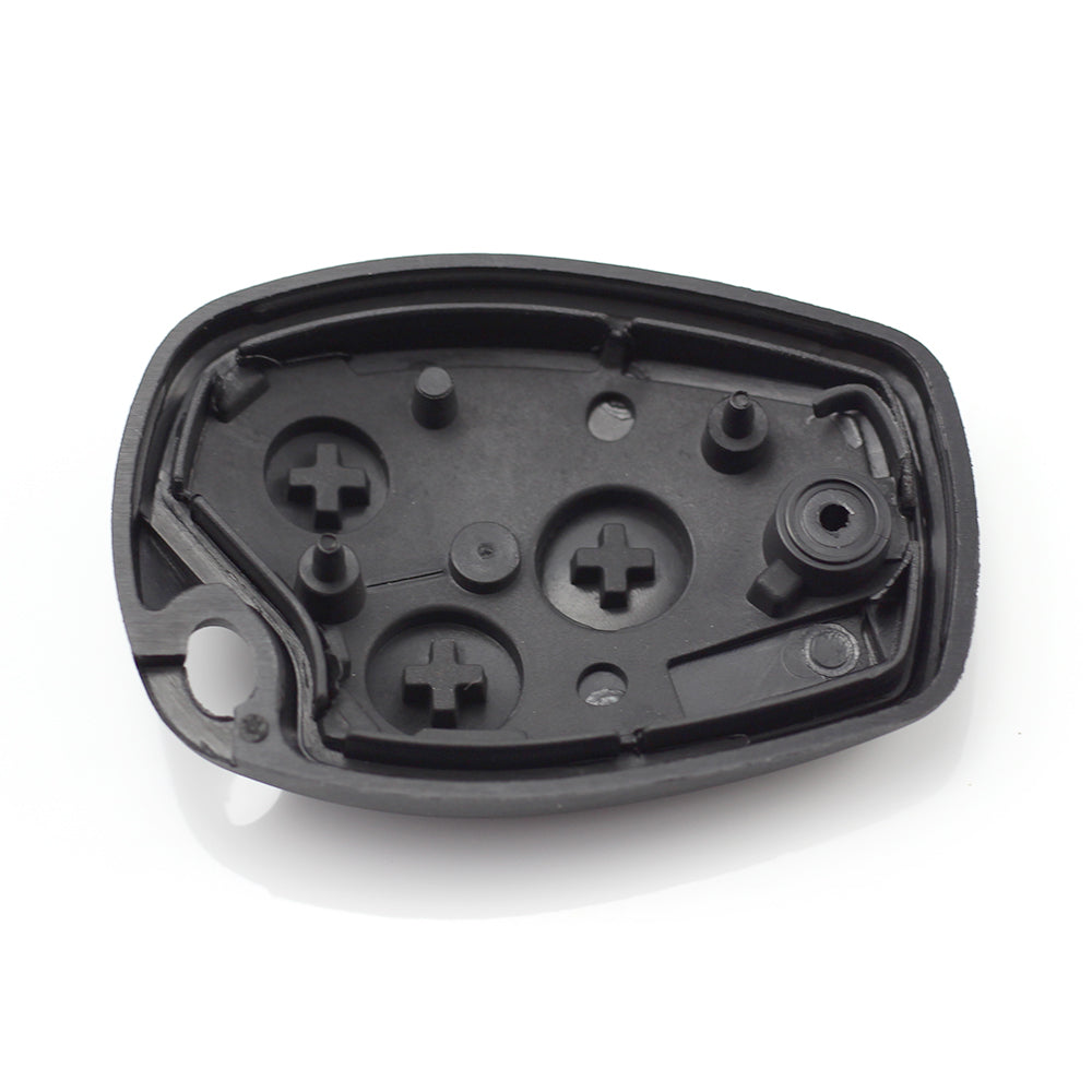 Dacia / Renault - Carcasa cheie cu 3 butoane si suport baterie din inox