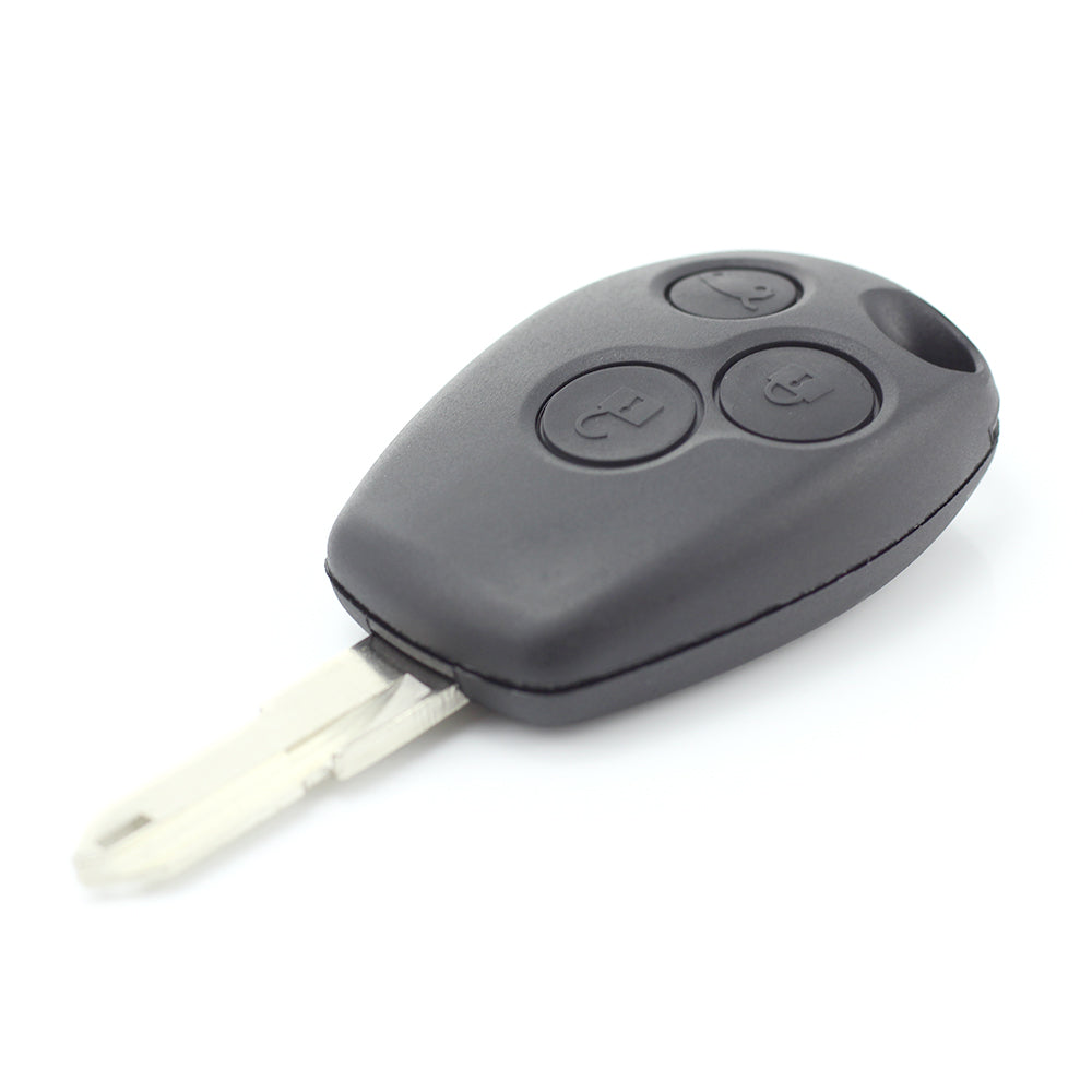 Dacia / Renault - Carcasa cheie cu 3 butoane si suport baterie din inox