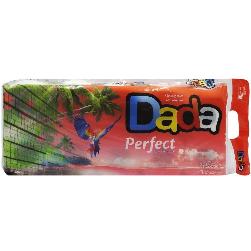 Dada Hartie Igienica 10ROLE 3 Str Rosu