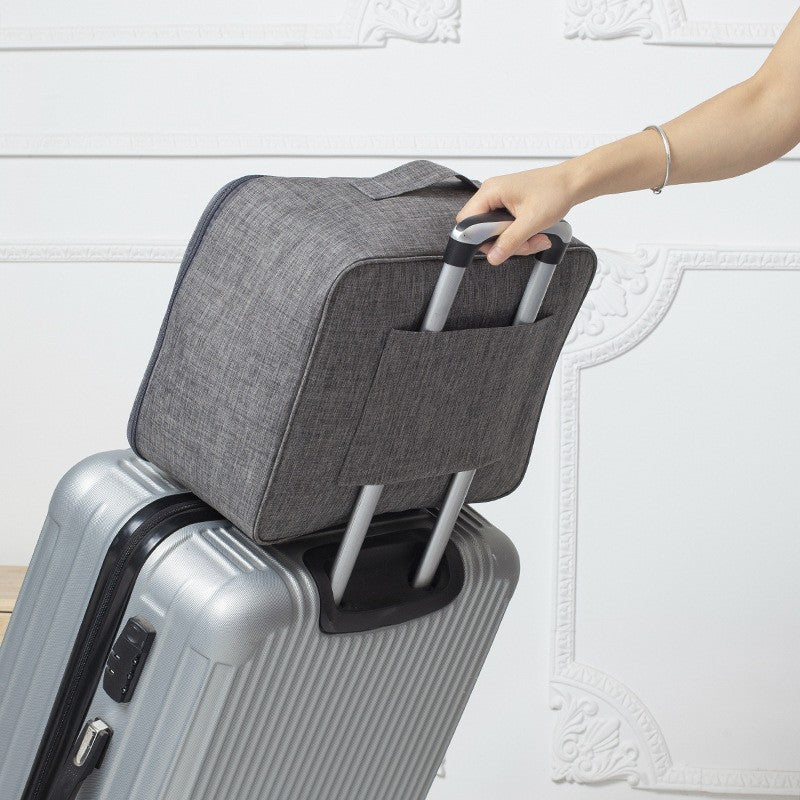 Geanta Organizatoare Pentru Cabluri si Accesorii, Portabila, Impermeabila, 24,5 x 18 x10cm, Gri