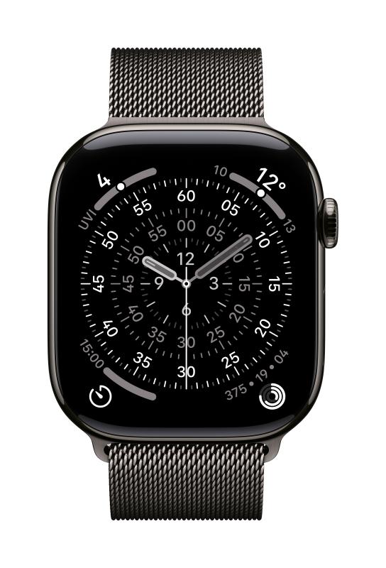 Apple Watch 46mm Slate Milanese Loop - S/M