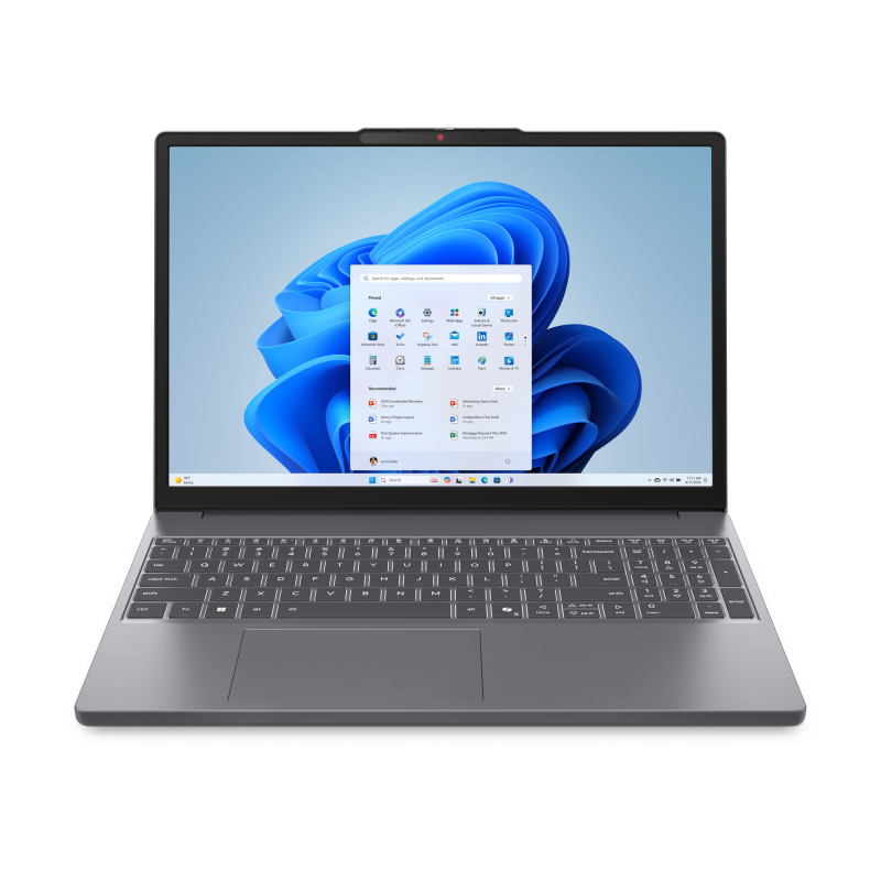 Laptop Consumer Lenovo IdeaPad Slim 3 15IRH10, cu procesor Intel Core i5-13420H, 15.3'' IPS, 16 GB DDR5, 512 GB SSD, Intel UHD Graphics, Fara OS, 3 ani Garantie