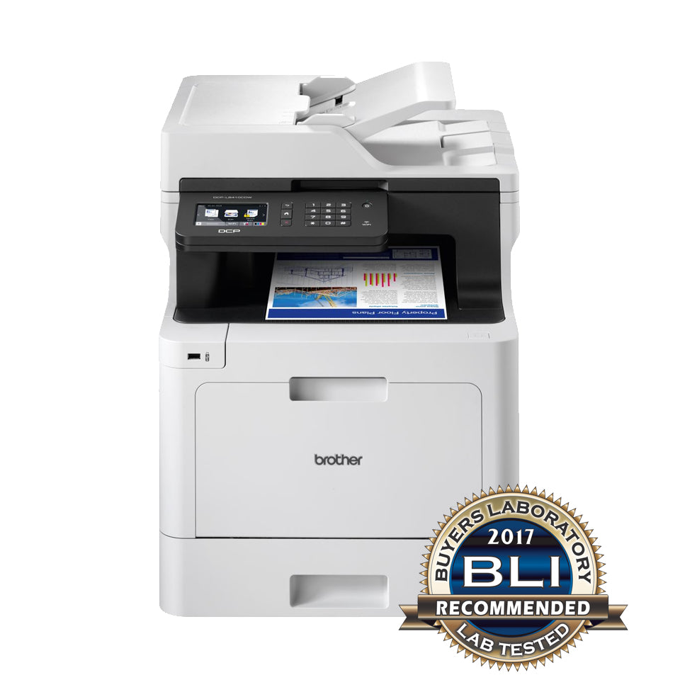 Multifunctional Laser Color Brother DCP-L8410CDW, A4,Functii: Impr.|Scan.|Cop., Viteza de Printare Monocrom: 31ppm, Viteza de printare color: 31ppm, Conectivitate:USB|Ret|WiFi, Duplex:Da, ADF:ADF, "DCPL8410CDWRE1"