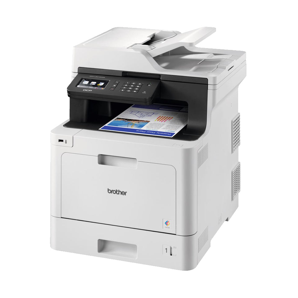 Multifunctional Laser Color Brother DCP-L8410CDW, A4,Functii: Impr.|Scan.|Cop., Viteza de Printare Monocrom: 31ppm, Viteza de printare color: 31ppm, Conectivitate:USB|Ret|WiFi, Duplex:Da, ADF:ADF, "DCPL8410CDWRE1"