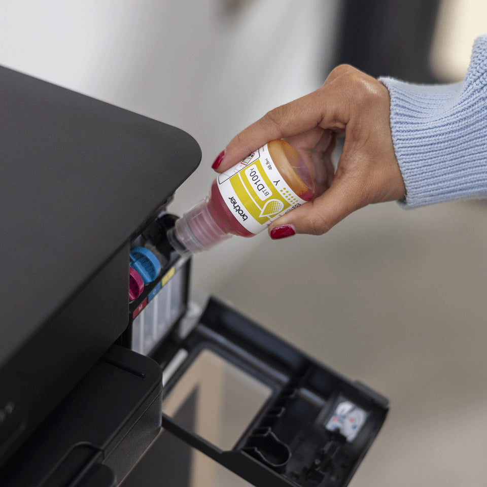 Multifunctional Inkjet CISS Color brother DCP-T430W, A4, Functii: Impr.|Scan.|Cop., Viteza de Printare Monocrom: 16ppm, Viteza de printare color: 9ppm, Conectivitate:USB|WIFI, Duplex:Nu, ADF:Nu(incl.TV 11lei) "DCPT430WYJ1"