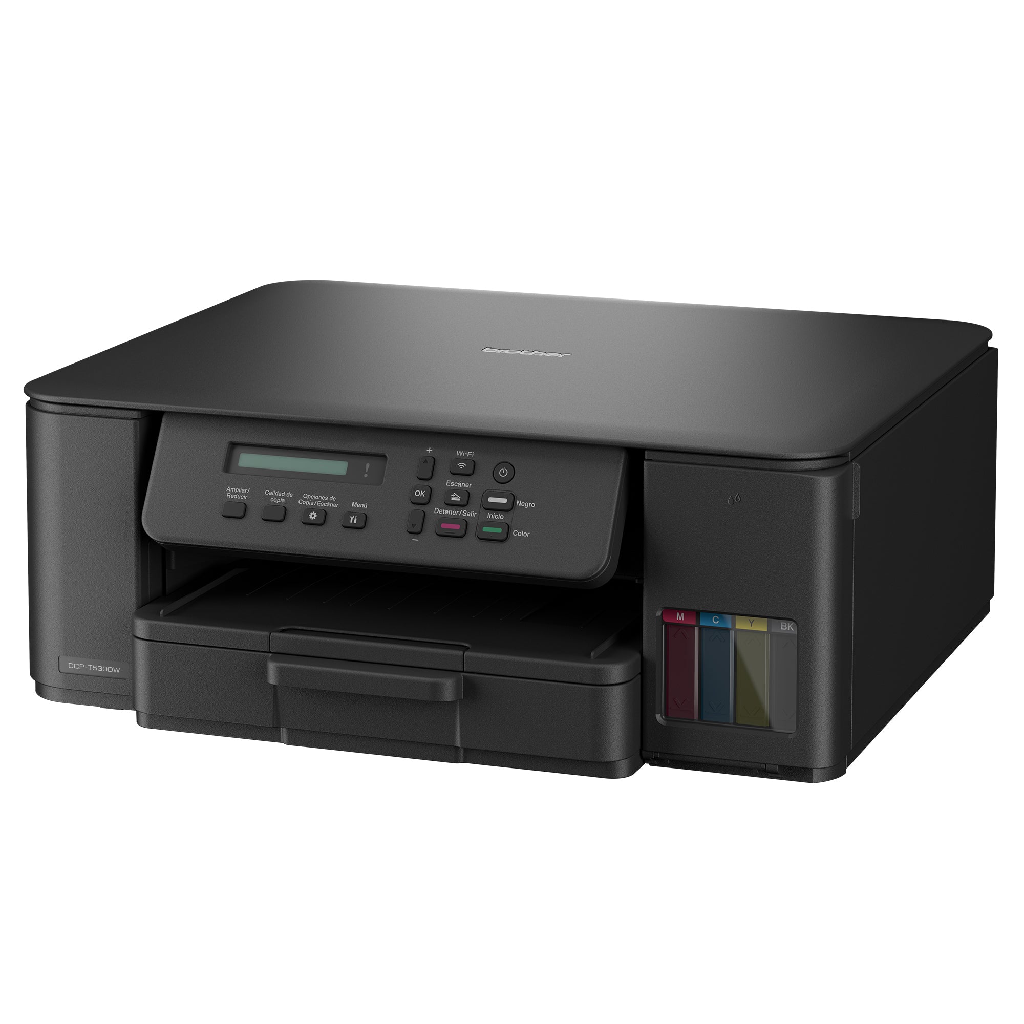 Multifunctional Inkjet CISS Color brother DCP-T530DW, A4, Functii: Impr.|Scan.|Cop., Viteza de Printare Monocrom: 16ppm, Viteza de printare color: 9ppm, Conectivitate:USB|WIFI, Duplex:Da, ADF:Nu(incl.TV 11lei) "DCPT530DWYJ1"