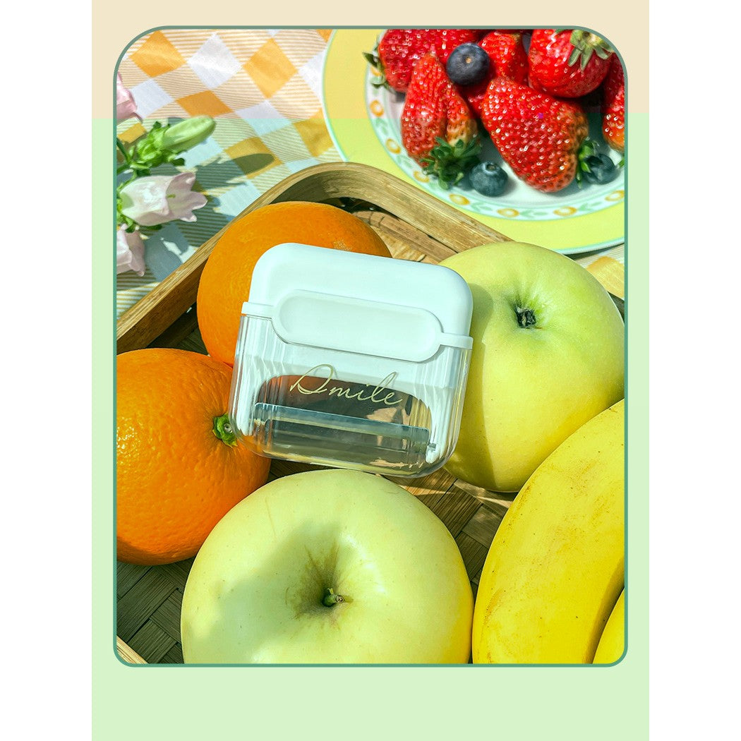 Decojitor/Curatator manual de legume si fructe, portabil, cu magnet, doua lame, Inox, Alb, 6.7x6x1.6 cm